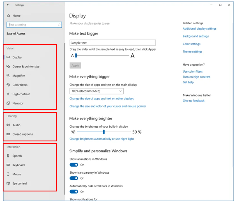 Adjust Laptop Settings for Accessibility