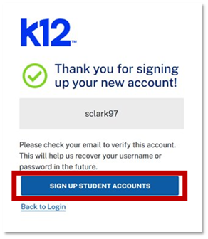 How to Set Up Your Learning Coach & Student Account From Login Page